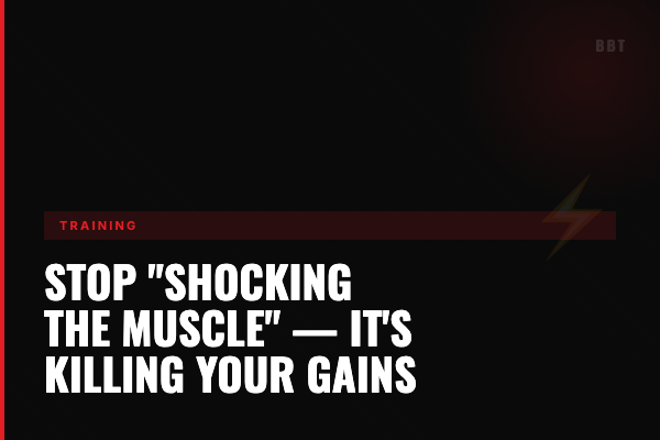 Stop Shocking The Muscle