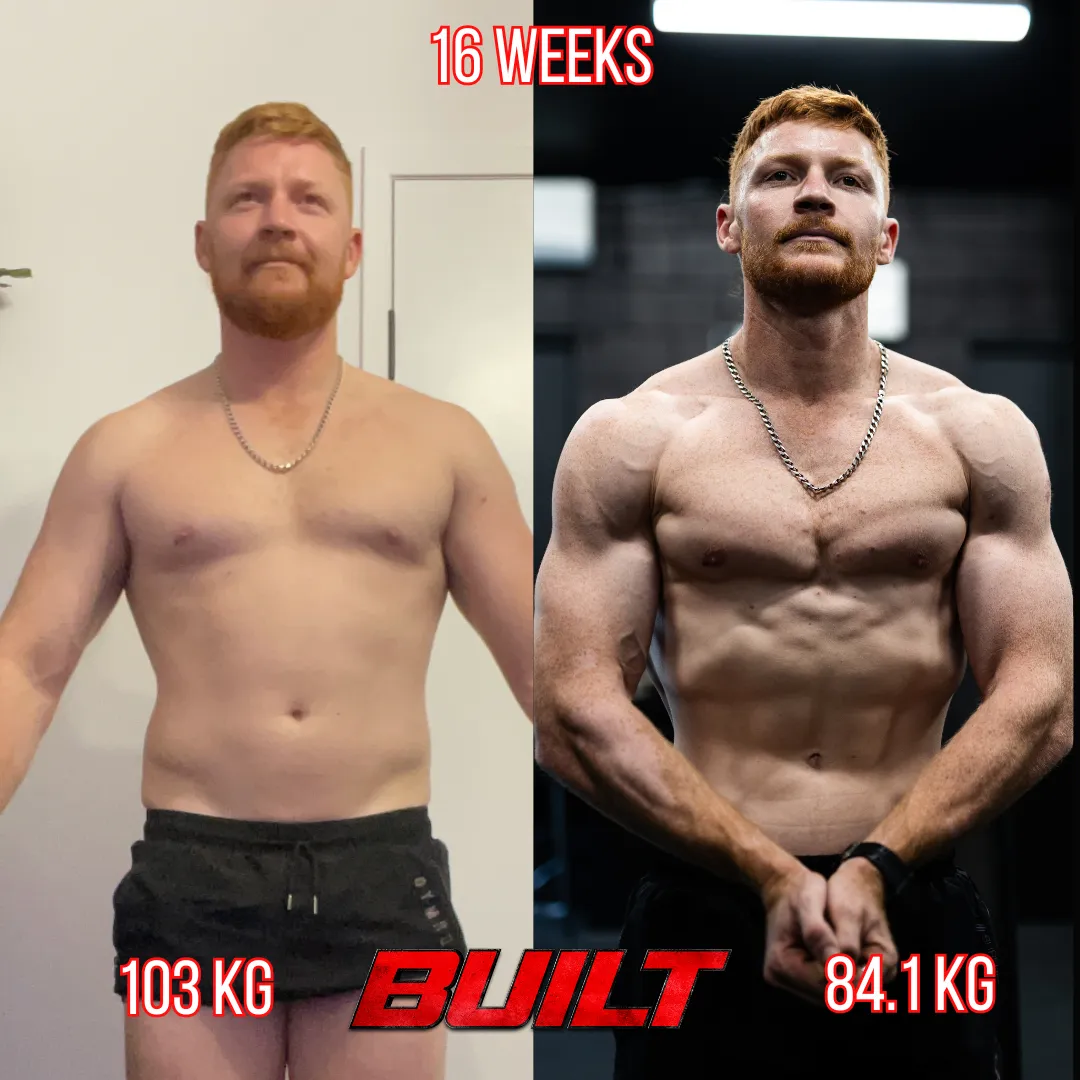 Daniel — 16kg lost in 16 weeks