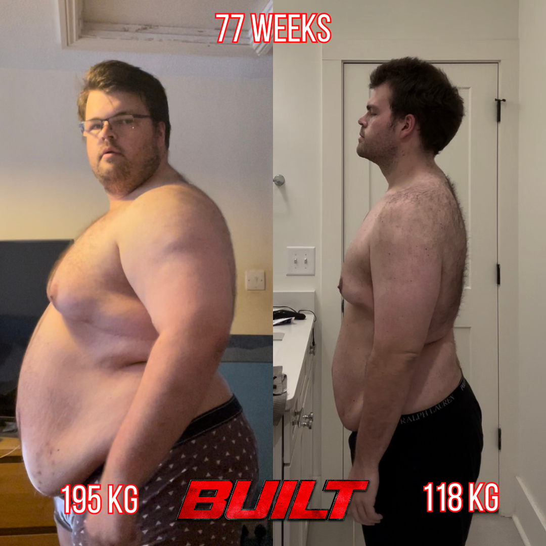 Tom Jones — 77kg lost